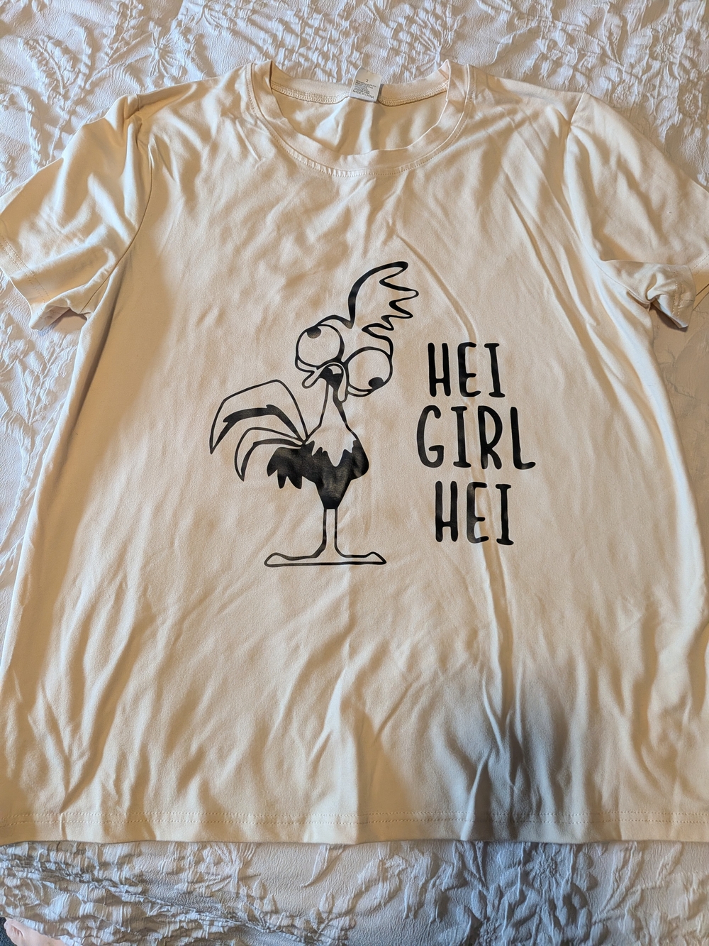 Disney's Moana Hei Hei Graphic Tee - Cream